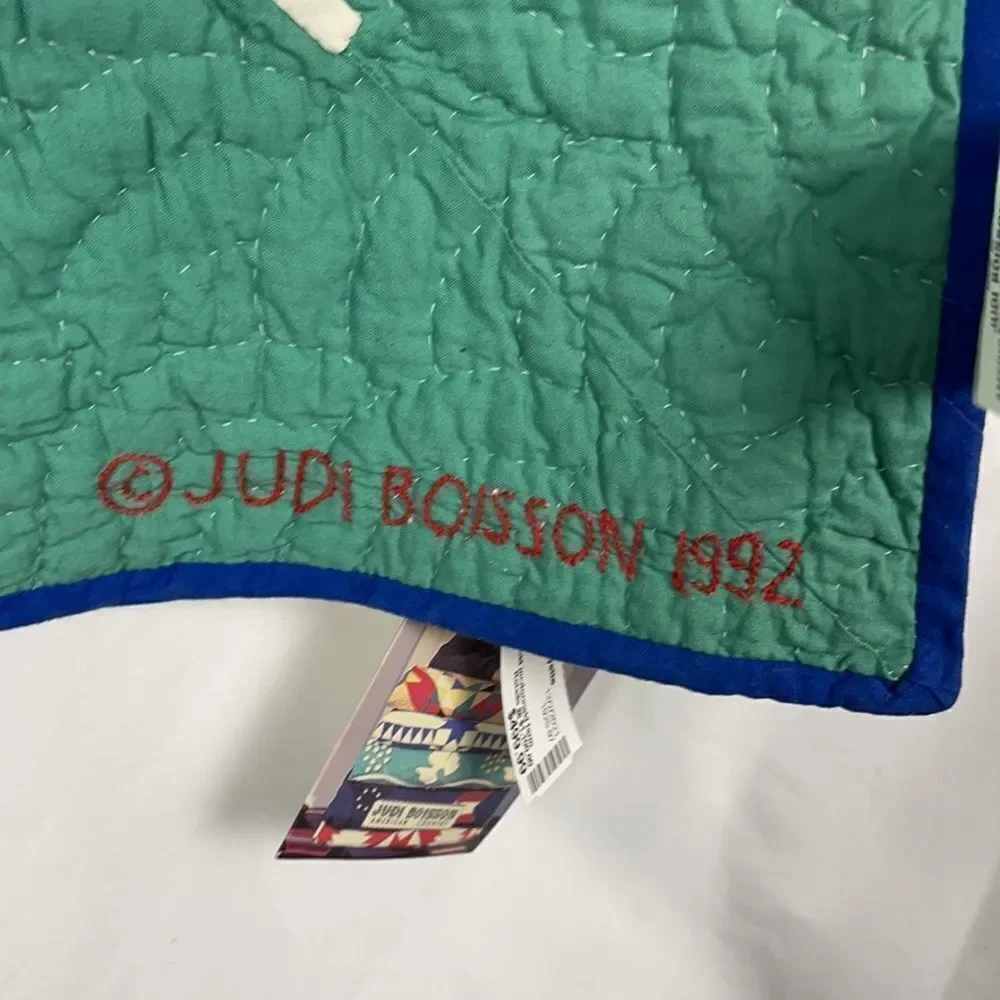 Judi Boisson old McDonald farm quilted blanket